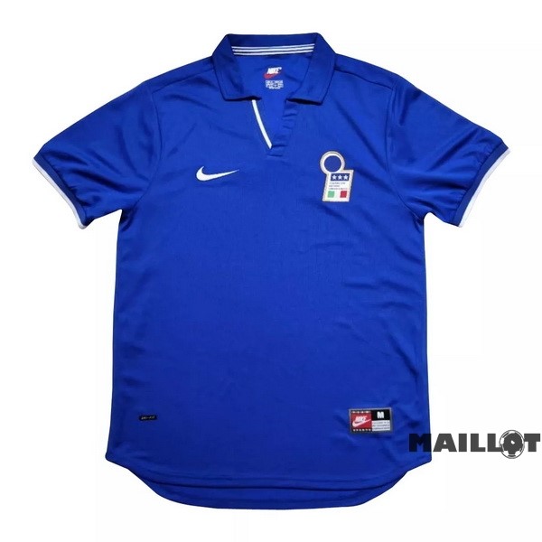 Foot Maillot Pas Cher Domicile Maillot Italy Retro 1998 Bleu