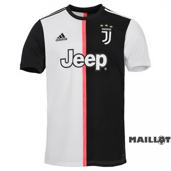 Foot Maillot Pas Cher Domicile Maillot Juventus Retro 2019 2020 Blanc Noir