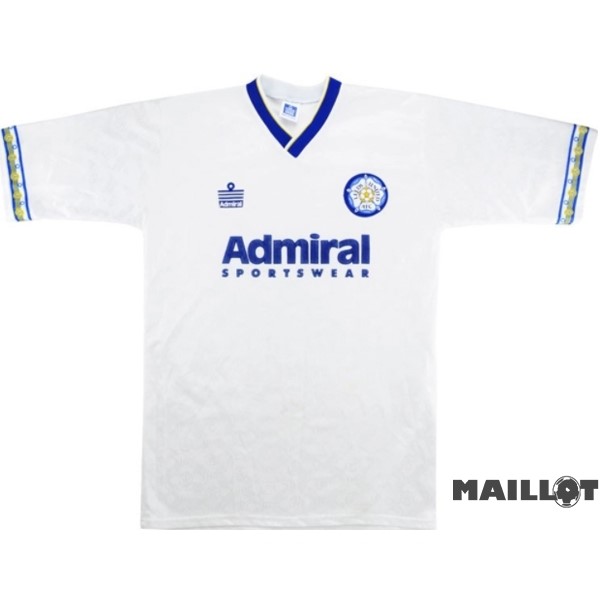 Foot Maillot Pas Cher Domicile Maillot Leeds United Retro 1992 1993 Blanc