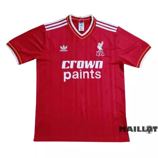 Foot Maillot Pas Cher Domicile Maillot Liverpool Retro 1984 1985 Rouge