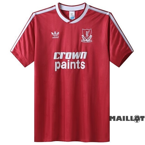Foot Maillot Pas Cher Domicile Maillot Liverpool Retro 1987 1988 Rouge