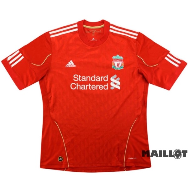 Foot Maillot Pas Cher Domicile Maillot Liverpool Retro 2010 2012 Rouge