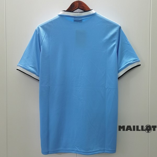 Foot Maillot Pas Cher Domicile Maillot Manchester City Retro 2013 2014 Bleu