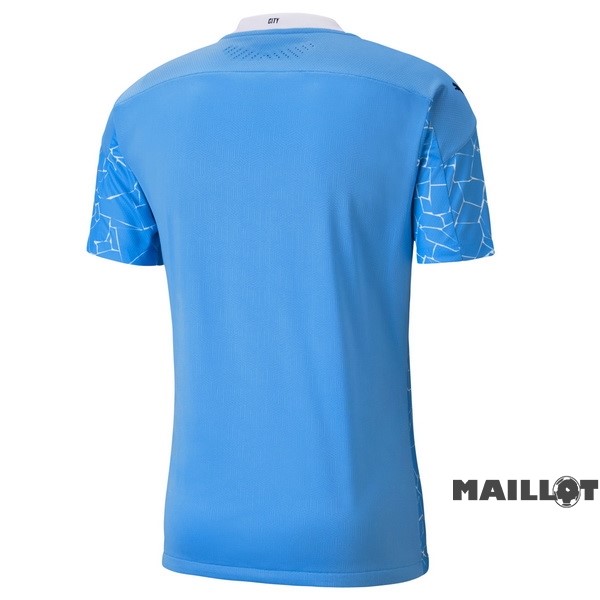 Foot Maillot Pas Cher Domicile Maillot Manchester City Retro 2020 2021 Bleu