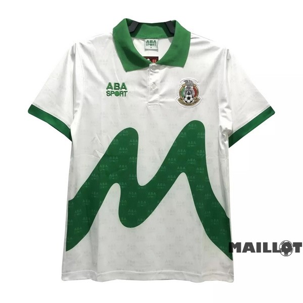 Foot Maillot Pas Cher Domicile Maillot Mexico Retro 1995 Blanc