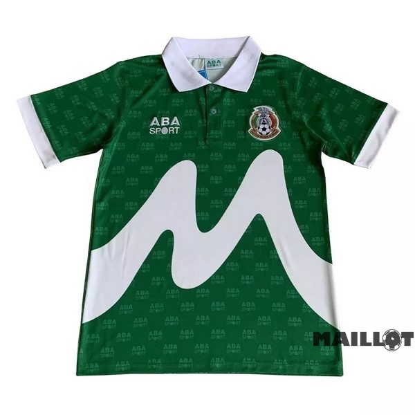 Foot Maillot Pas Cher Domicile Maillot Mexico Retro 1995 Vert