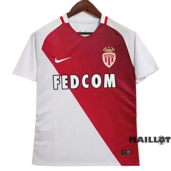 Foot Maillot Pas Cher Domicile Maillot Monaco Retro 2016 2017 Rouge