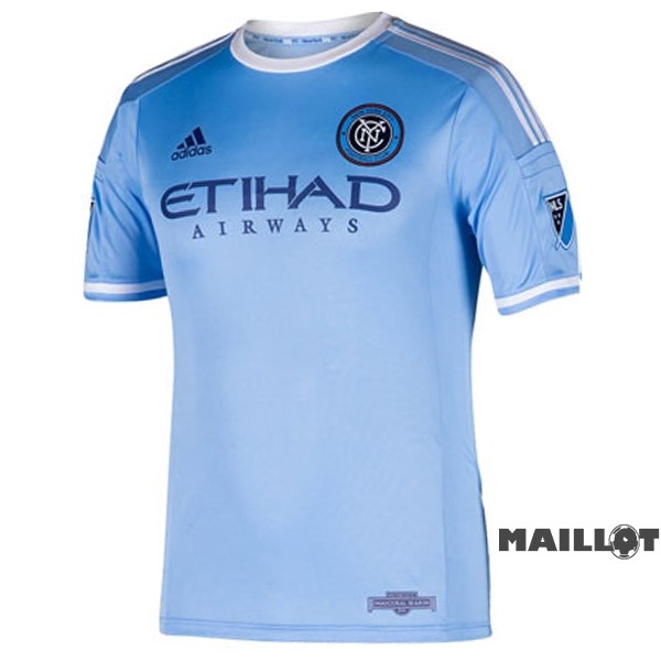 Foot Maillot Pas Cher Domicile Maillot New York City Retro 2015 Bleu