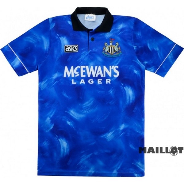Foot Maillot Pas Cher Domicile Maillot Newcastle United Retro 1993 1995 Bleu