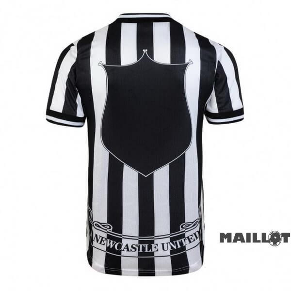 Foot Maillot Pas Cher Domicile Maillot Newcastle United Retro 1997 1998 Noir Blanc