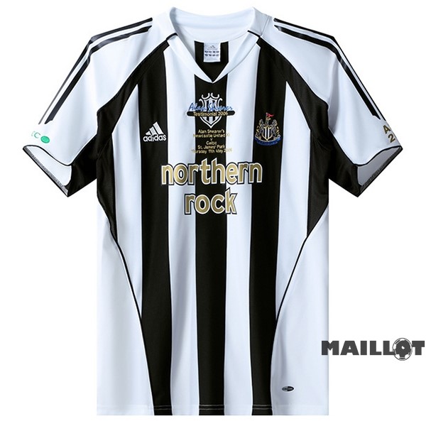 Foot Maillot Pas Cher Domicile Maillot Newcastle United Retro 2006 Noir Blanc