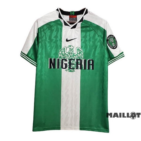 Foot Maillot Pas Cher Domicile Maillot Nigeria Retro 1996 Vert