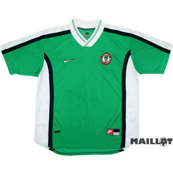 Foot Maillot Pas Cher Domicile Maillot Nigeria Retro 1998 Vert