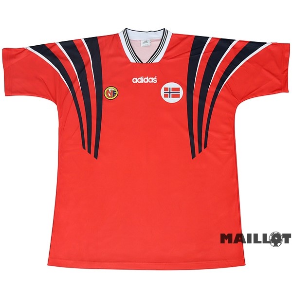Foot Maillot Pas Cher Domicile Maillot Norvège Retro 1996 1997 Rouge