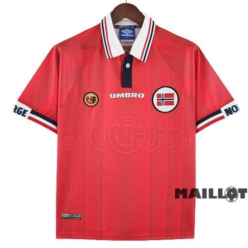 Foot Maillot Pas Cher Domicile Maillot Norvège Retro 1998 1999 Rouge