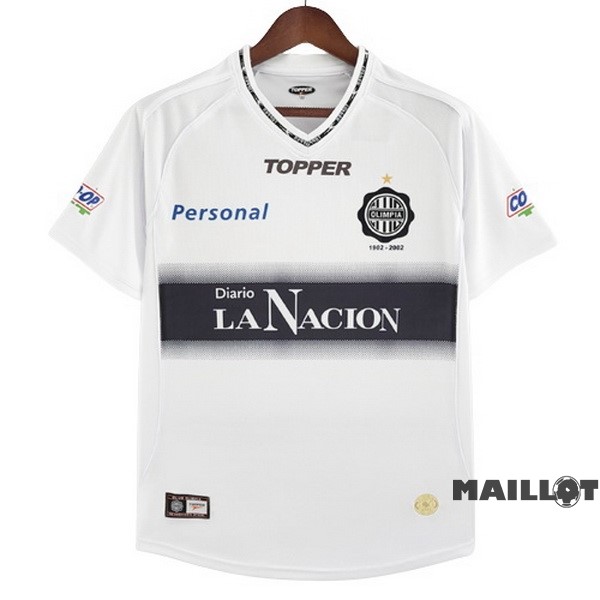 Foot Maillot Pas Cher Domicile Maillot Olimpia Retro 2002 Blanc