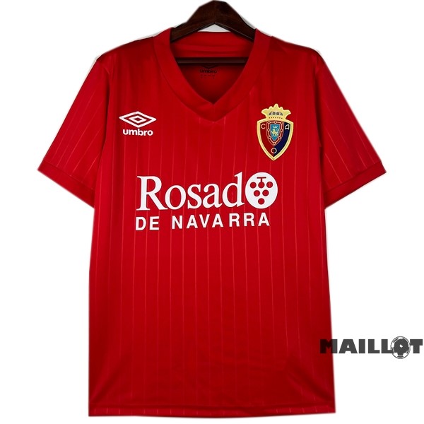 Foot Maillot Pas Cher Domicile Maillot Osasuna Retro 1987 1988 Rouge
