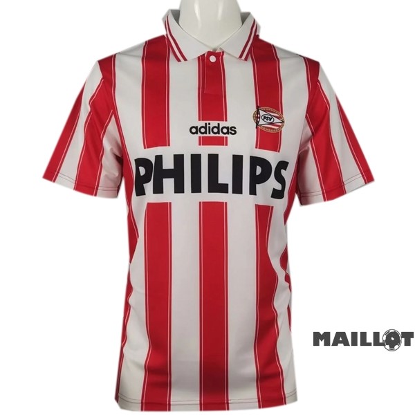 Foot Maillot Pas Cher Domicile Maillot PSV Retro 1994 1995 Rouge Blanc