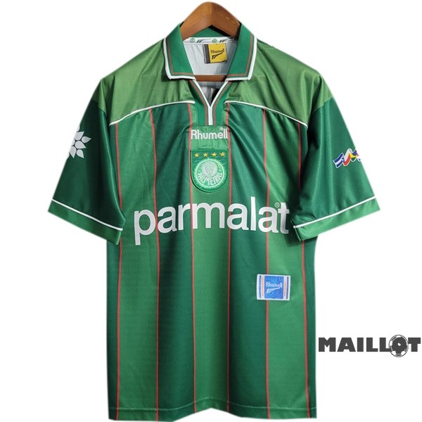 Foot Maillot Pas Cher Domicile Maillot Palmeiras Retro 1999 Vert