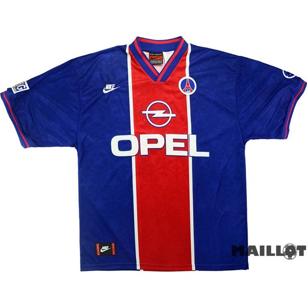 Foot Maillot Pas Cher Domicile Maillot Paris Saint Germain Retro 1995 1996 Bleu