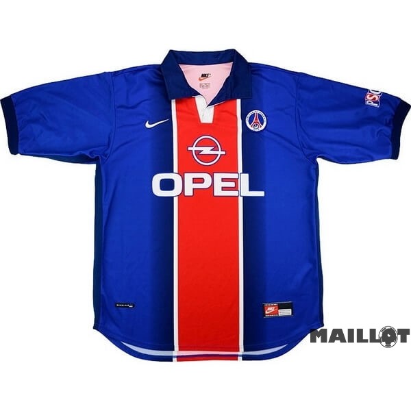 Foot Maillot Pas Cher Domicile Maillot Paris Saint Germain Retro 1998 1999 Bleu