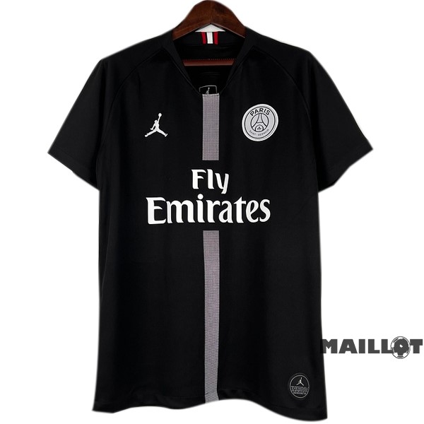 Foot Maillot Pas Cher Domicile Maillot Paris Saint Germain Retro 2018 2019 Noir