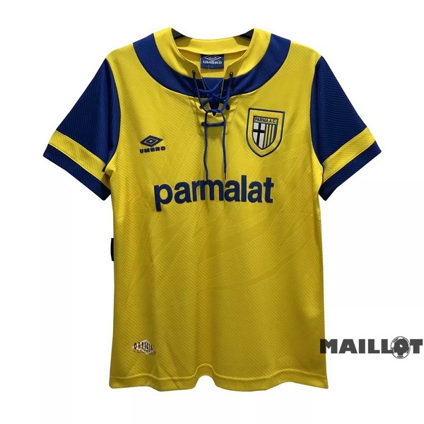 Foot Maillot Pas Cher Domicile Maillot Parma Retro 1993 1995 Jaune