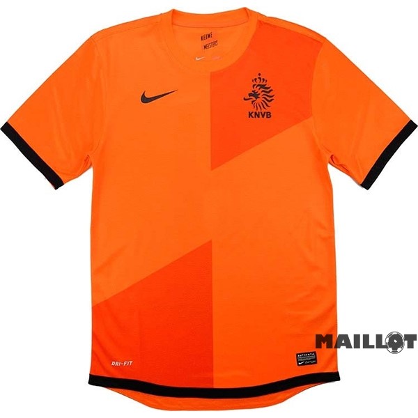 Foot Maillot Pas Cher Domicile Maillot Pays Bas Retro 2012 Orange