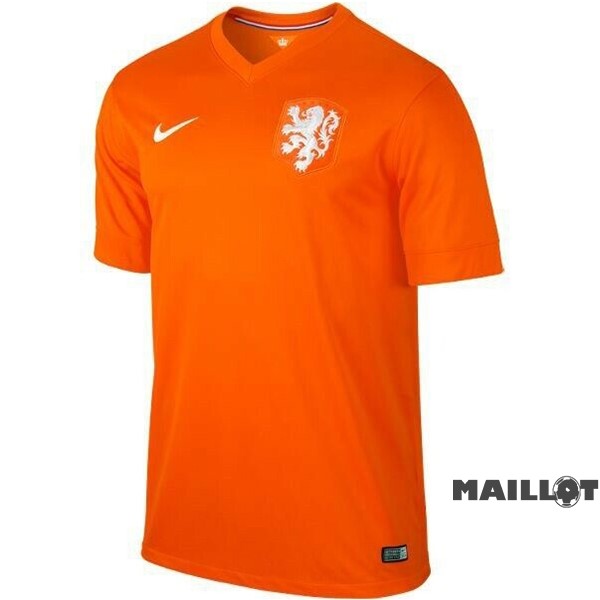 Foot Maillot Pas Cher Domicile Maillot Pays Bas Retro 2014 Orange
