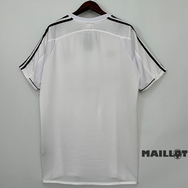 Foot Maillot Pas Cher Domicile Maillot Real Madrid Retro 2003 2004 Blanc