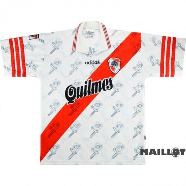 Foot Maillot Pas Cher Domicile Maillot River Plate Retro 1996 Blanc