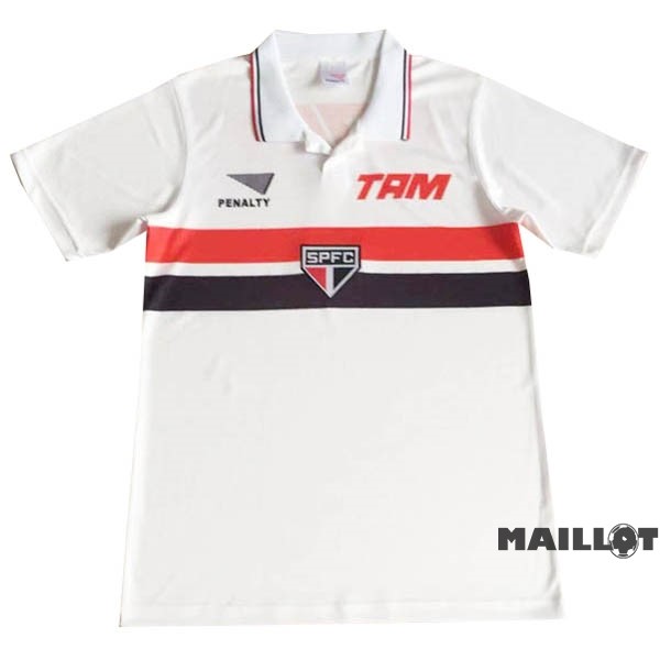 Foot Maillot Pas Cher Domicile Maillot São Paulo Retro 1994 Blanc