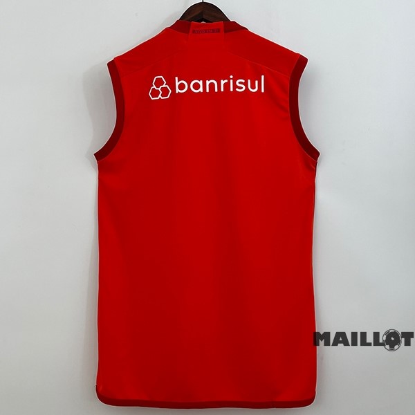 Foot Maillot Pas Cher Domicile Maillot Sans Manches Internacional 2023 2024 Rouge