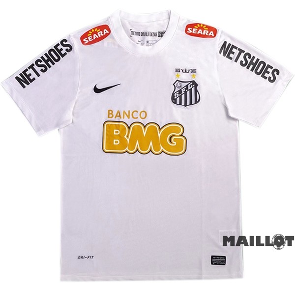 Foot Maillot Pas Cher Domicile Maillot Santos Retro 2011 2012 Blanc