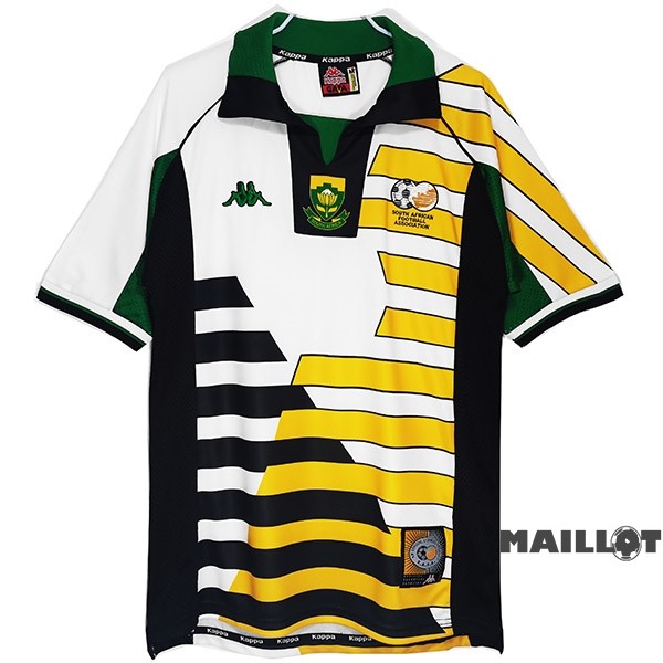 Foot Maillot Pas Cher Domicile Maillot Sudafrica Retro 1998 1999 Blanc