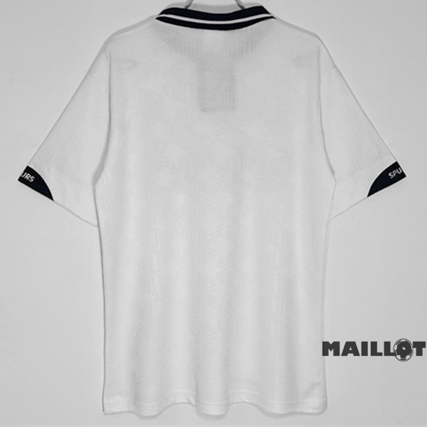 Foot Maillot Pas Cher Domicile Maillot Tottenham Hotspur Retro 1991 1993 Blanc