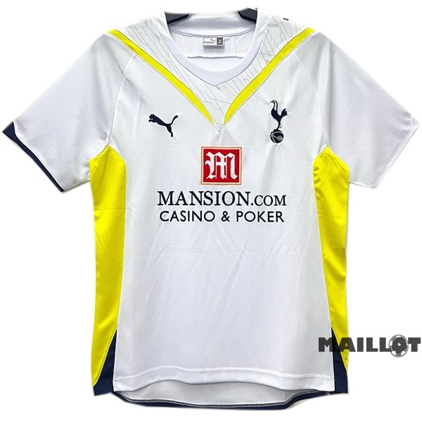 Foot Maillot Pas Cher Domicile Maillot Tottenham Hotspur Retro 2009 2010 Blanc