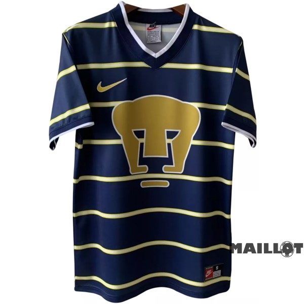 Foot Maillot Pas Cher Domicile Maillot UNAM Pumas Retro 1998 Bleu