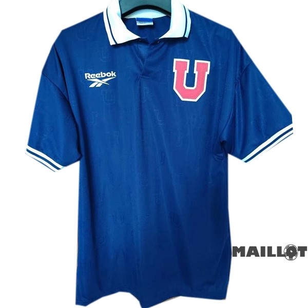 Foot Maillot Pas Cher Domicile Maillot Universidad De Chili Retro 1998 Bleu