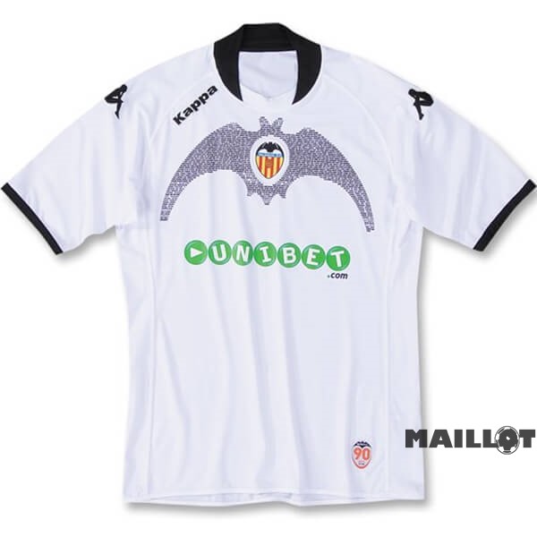 Foot Maillot Pas Cher Domicile Maillot Valencia Retro 2009 2010 Blanc