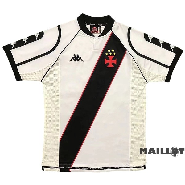 Foot Maillot Pas Cher Domicile Maillot Vasco da Gama Retro 1998 Blanc