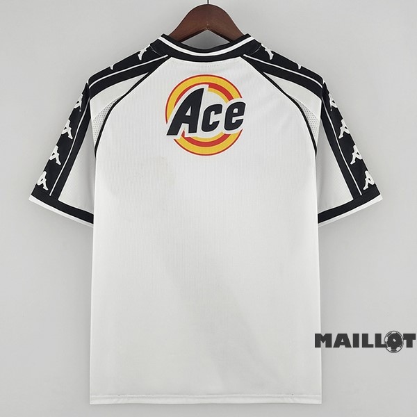 Foot Maillot Pas Cher Domicile Maillot Vasco da Gama Retro 1999 2000 Blanc
