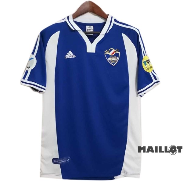 Foot Maillot Pas Cher Domicile Maillot Yugoslavia Retro 2000 Bleu