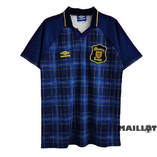Foot Maillot Pas Cher Domicile Maillot Écosse Retro 1994 1996 Bleu
