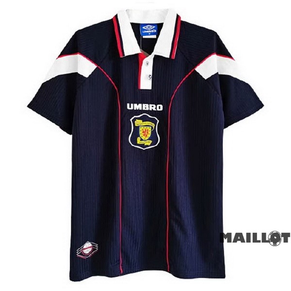 Foot Maillot Pas Cher Domicile Maillot Écosse Retro 1996 1998 Bleu