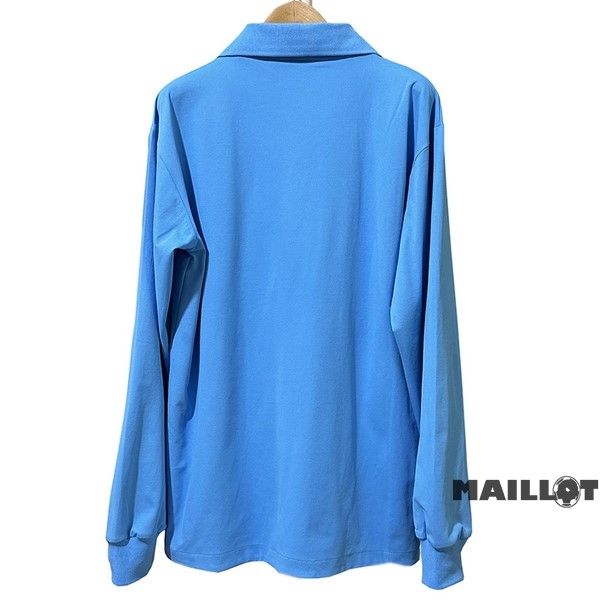 Foot Maillot Pas Cher Domicile Manches Longues Napoli Retro 1988 1989 Bleu