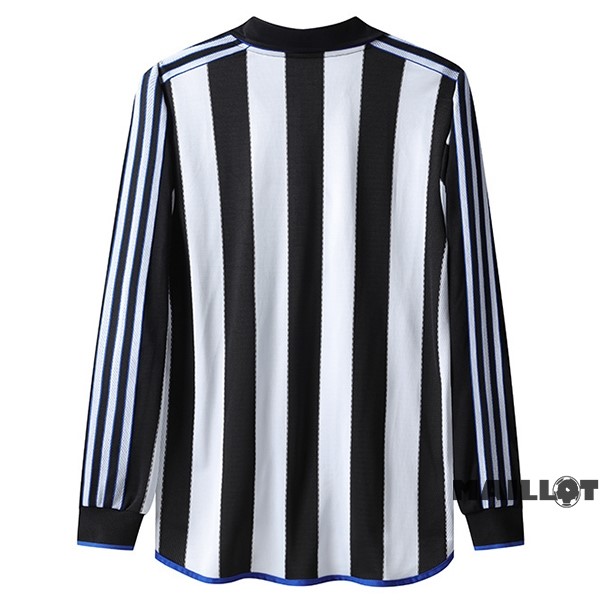Foot Maillot Pas Cher Domicile Manches Longues Newcastle United Retro 1999 2000 Blanc