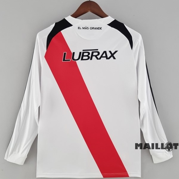 Foot Maillot Pas Cher Domicile Manches Longues River Plate Retro 2009 2010 Blanc