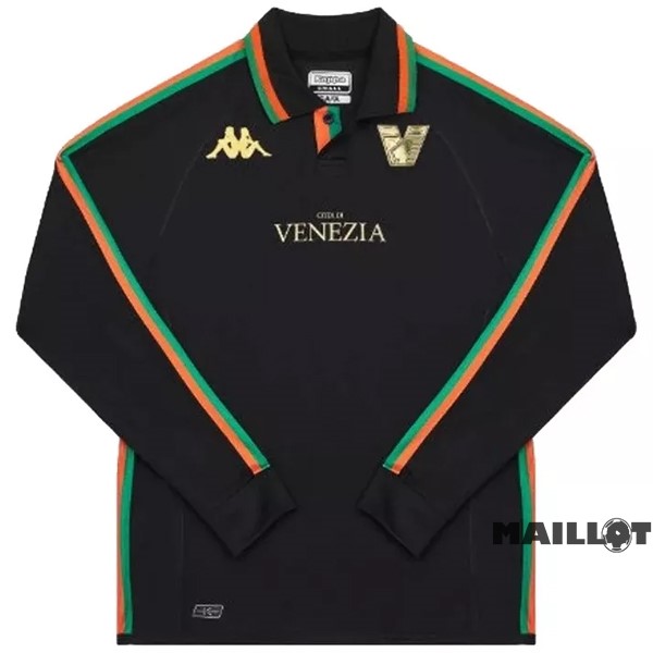 Foot Maillot Pas Cher Domicile Manches Longues Venezia 2022 2023 Noir