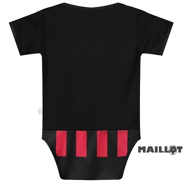 Foot Maillot Pas Cher Domicile Onesies Enfant AC Milan 2022 2023 Rouge Noir